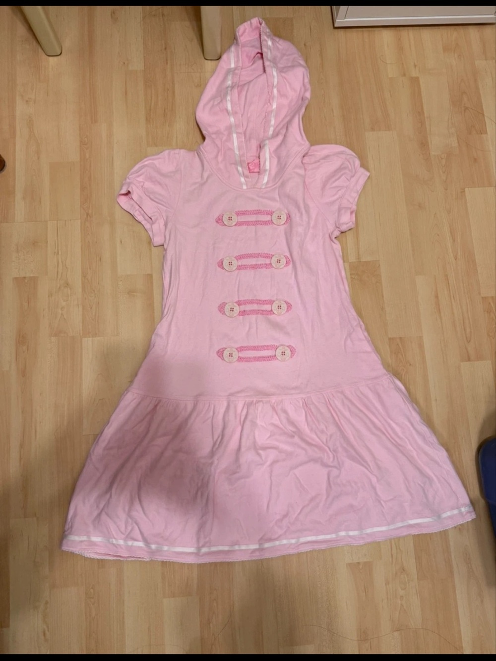 Pink Angelic Pretty cut and sewn dress with hood